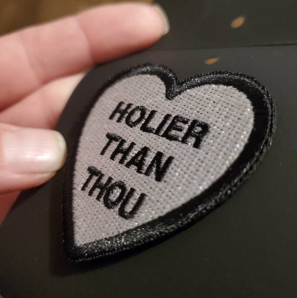 New MOTHER Holier Than Thou Denim Patch and Mother Tags. - Picture 8 of 9